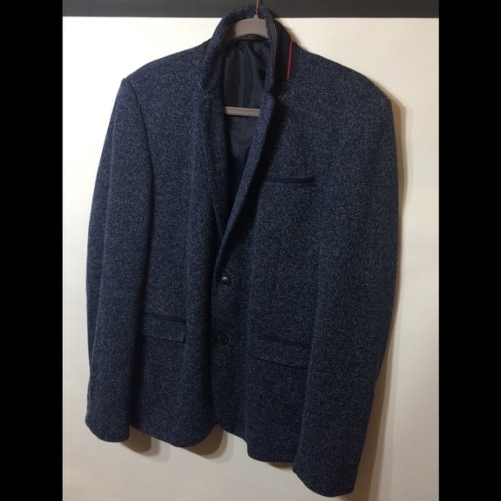 Zara Man Blue Blazer Size 46